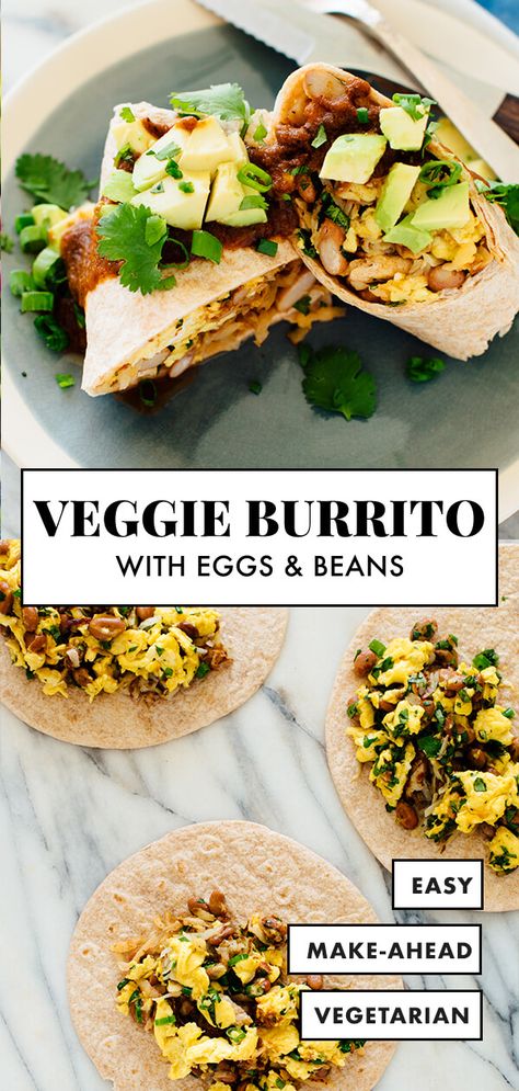 Breakfast Burritos Vegetarian, Burritos Vegetarian, Homemade Hash Browns, Egg Burrito, Easy Breakfast Burritos, Homemade Hashbrowns, Veggie Burrito, Breakfast Burritos Recipe, Vegetarian Life