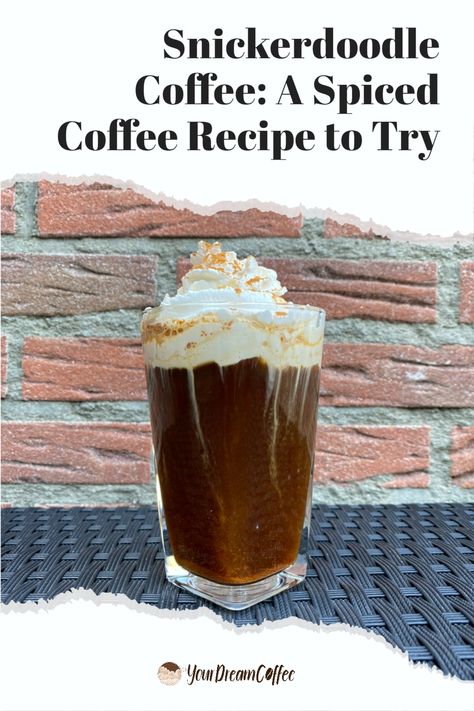 Flavored Coffee Grounds, Snickerdoodle Coffee Recipe, Snickerdoodle Coffee, French Press Recipes, Nutella Coffee, Coffee House Cafe, Steeped Coffee, Ground Recipes, Snickerdoodle Cookie