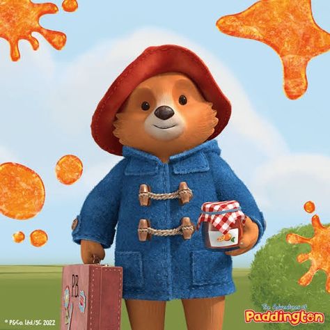 The Adventures Of Paddington, Paddington Bear Cartoon, Paddington Party, Paddington Bear Toy, Bear Nursery Theme, Paddington Bear Party, Oso Paddington, Paddington 2, English Flag