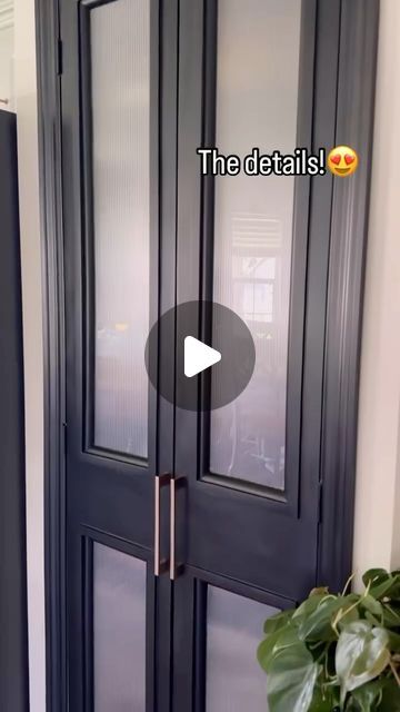 Before & After Transformations on Instagram: "From bifold to bold! Loving this fresh take on doors that open up the space by @hanmade.details 🚪✨

______________
#beforeandafter #home #architectures #design #decoration #architect #homedecor #architecturaldigest #traditionalhome #luxuryhome #luxuryhomes #homemade #exteriordesign #new #renovation #dreamhome #graphicdesign #beautifulhomes #homedecor #beforecraft #designbuild" Unique Bifold Doors, Utility Door Ideas, Bifold Pantry Door Ideas, Bifold To French Doors Diy, Bifold Doors Into French Doors, Bifold Bathroom Door Ideas, Bifold Pantry Doors, Bifold Door Makeover, Bi Folding Doors Kitchen