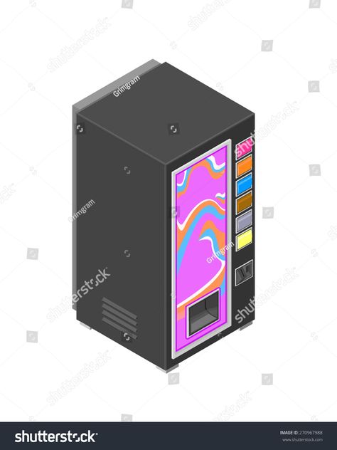 A vector illustration of a vending machine.\nIsometric vending machine.\nAutomatic vending machine. #Ad , #affiliate, #vending#illustration#vector#nAutomatic Backgrounds Patterns, Vending Machine, Illustration Vector, Background Patterns, Stock Vector, Royalty Free Stock Photos, Vector Illustration, Stock Images, Royalty Free