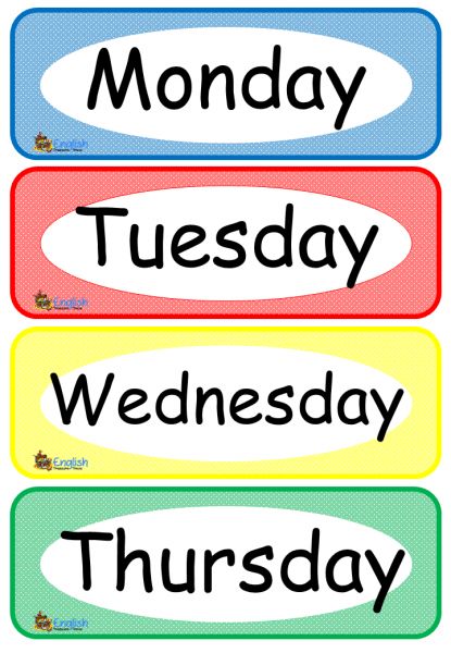 Days of the Week English Language Flashcards – English Treasure Trove English Classroom Displays, Grade 1 Lesson Plan, Feelings Preschool, Reading Response Worksheets, Language Flashcards, Phonics Alphabet, Learning Numbers Preschool, Classroom Charts, Dolch Words