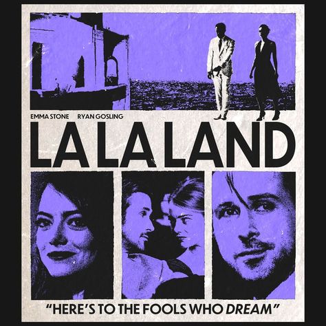 trying some new stuff YAY ! - - - #lalaland#typography#digitalart#graphicart#graphicdesign#posterdesign#graphicposter | Instagram Lala Land Stills, Lalaland Background, Lala Land Movie Poster, Lalaland Poster, Lala Land Poster, To The Fools Who Dream, La La Land Aesthetic, Books That Are Movies, Here's To The Fools Who Dream