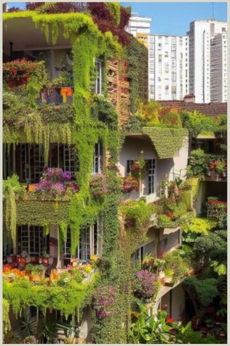 Enhance your living spaces in Buenos Aires, Lima, and São Paulo with stunning vertical gardens. Explore how these South American cities incorporate greenery into urban life, creating vibrant and eco-friendly environments. Discover the beauty of sustainable architecture through the transformation of city landscapes with lush vertical gardens. Experience the harmony between nature and urban living as you witness the innovative ways in which these cities embrace green initiatives. Urban Green Space Architecture, Eco Future City, Sustainable Apartment Architecture, Green Urban Design, City Reclaimed By Nature, Green Urbanism, Anarchist Aesthetic, South American Decor, Urban Greening