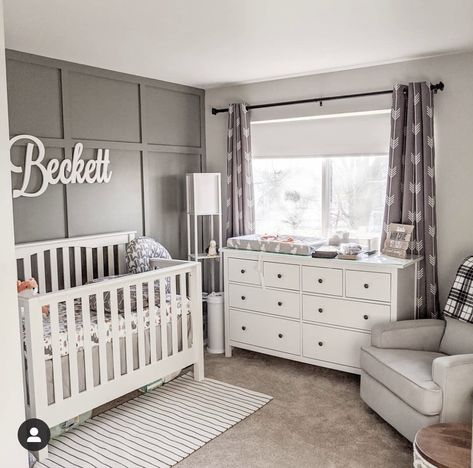 Baby boy Nursery Ideas | Melbourne Girl Stuff White And Grey Nursery Ideas, Nursery Ideas Grey Carpet, Grey Nursery Ideas Boy, Little Boys Nursery Ideas, Baby Boy Nursery White Furniture, Repose Gray Nursery, Baby Room Grey And White, Small Bedroom Nursery Ideas, Baby Small Room Ideas