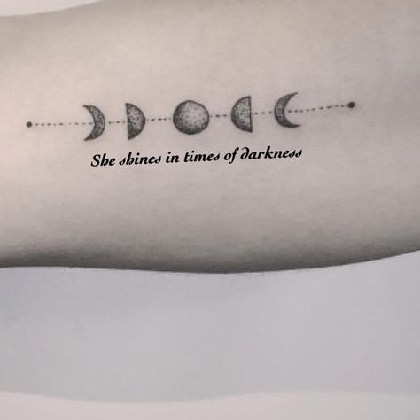 Phase Tattoo, Moon Phases Bracelet, Bracelet Tattoo, Tattoo Bracelet, Warrior Tattoo, Tattoo You, Find Beauty, Moon Phases, Cute Tattoos