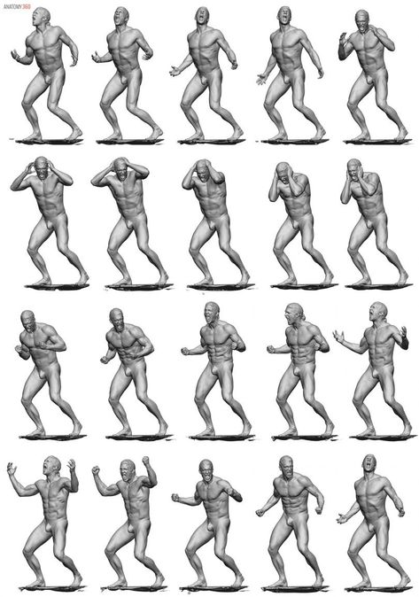 Angry Gesture Drawing, Anger Pose, Gestural Poses, Injured Pose Reference, Anger Drawing, Drawing Dynamic Poses, Anatomy Pose, Anatomy Male, Character Anatomy