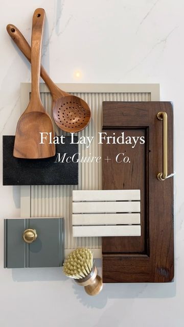 @designsby__ky on Instagram: "What’s inspiring you today? ✨

#interiordesign #design #kitchendesign #interiorarchitecture #flatlay #flatlayfriday #design #mcguirekitchenbath #happyfriday 

New England Homes / Interior Design / Kitchen Finished / Textured Cabinets / Flat Lay Friday" Interior Design Flatlay, Textured Cabinets, Interior Finishes, Kitchen Finishes, England Homes, Homes Interior, New England Homes, Kitchen Inspo, Design Kitchen