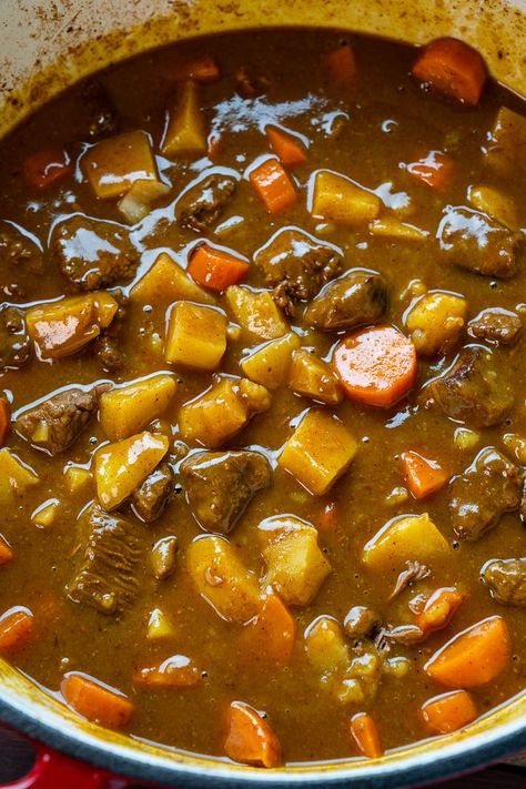 Japanese Curry (Kare) Easy Stew Recipes, Hungarian Goulash, Japanese Beef, Asian Meals, Stew Meat Recipes, Pork Stew, Goulash Recipes, Japanese Curry, Paste Recipe