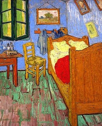 You can now stay in an Airbnb made to look exactly like Van Gogh's bedroom Vincent Van Gogh Bedroom, Van Gogh Bedroom, Bedroom In Arles, Gold Envelope, Vincent Van Gogh Art, Tree Sketches, Illustrated Art, Arte Van Gogh, Willem De Kooning