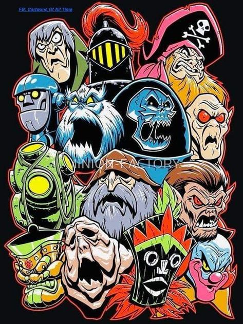 Scooby Doo Monsters Art, Scooby Doo Villain Tattoo, Scooby Doo Monsters, Scooby Doo Art, Scooby Doo Tattoo, Famous Villains, Scooby Doo Pictures, Scooby Doo Mystery Inc, Scooby Doo Images