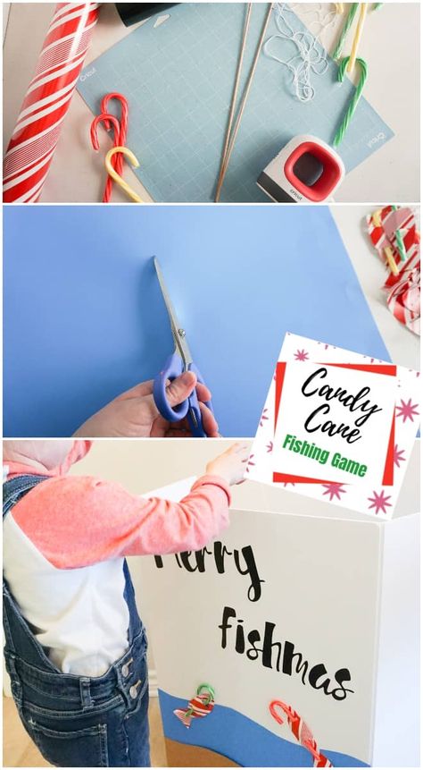 This easy Candy Cane Fishing Game is super simple and one of the best minute to win it games for Christmas that I have ever done! #christmasgames #fishinggame #minutetwinit #3boysandadog Candy Cane Fishing Game, Fishing Booth, Candy Cane Fishing, Games For Christmas, Christmas Group Games, Candy Cane Game, Easy Candy, Minute To Win, Christmas Games For Kids