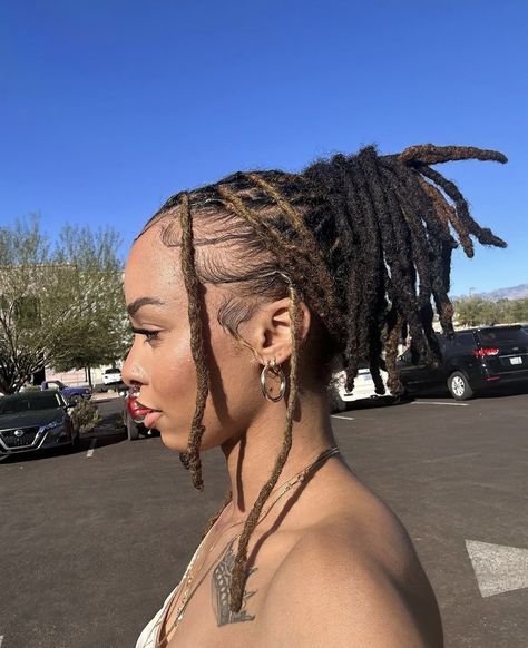 Girl Locs, Loc Goddess, Natural Hair Woman, Cute Dreads, Braided Hairdo, Short Locs, Short Locs Hairstyles, Loc Hairstyles, Beautiful Locs