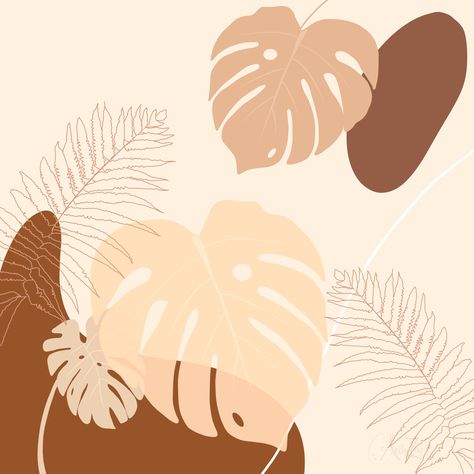 Brown Plant Wallpaper, Brown Illustration Aesthetic, Nude Colors Aesthetic, Aesthetic Nude Color Wallpaper, Brown Painting Aesthetic, Nude Color Wallpaper, Phone Update, Natural Wallpapers, Nude Background