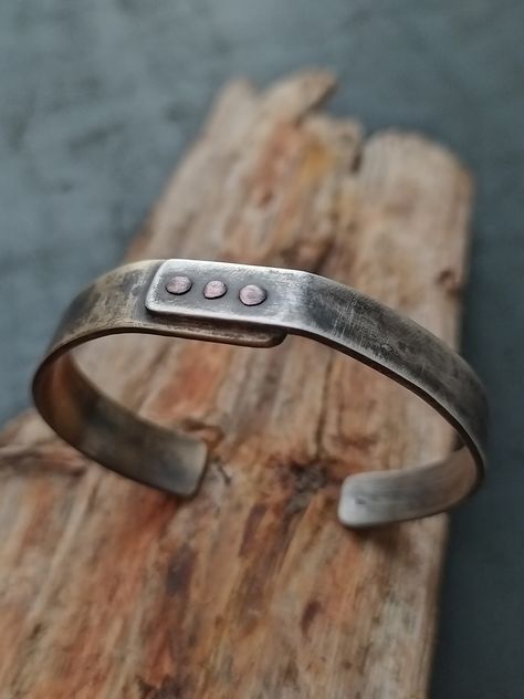 Cuff Bracelet  Sterling Silver 925 Bracelet  Brass Cuff Bracelet  Mens Cuff Bracelet  Silver Bracelet for Men Rustic Cuff Bracelet Cuff Bracelet Metals: sterling silver 925 /Brass/ Copper Mens Silver Cuff Bracelet, Cabachon Jewelry, Copper Jewelry Diy, Silver Bracelet For Men, Rustic Cuff Bracelets, Silver Bracelet Designs, Mens Cuff Bracelets, Rustic Bracelet, Iron Jewelry