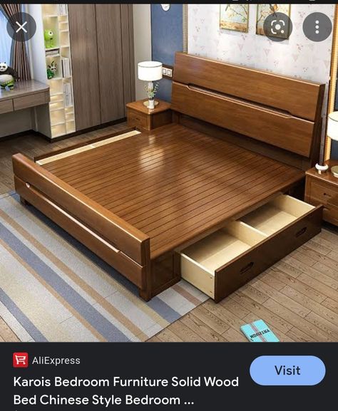 Bed Wood Design Modern, Double Cot Designs Wooden, Indian Bed Design With Storage, Bed Laminate Design, Bed Frame Design Wood, Wooden Room Design, Simple Bed Design Woods, Bedbox Design, Double Bed Design Wooden Modern