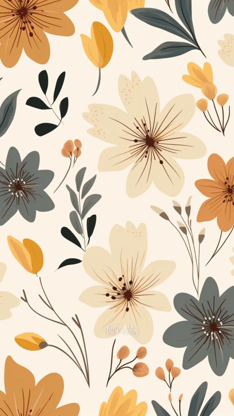 Get Inspired for Fall with Gorgeous Fall Florals: Free Phone Wallpapers! Boho Floral Wallpaper Iphone, Fall Floral Background, Phone Backgrounds Fall, Fall Flowers Wallpaper, Iphone Refresh, Boho Wallpapers, Fall Floral Pattern, Floral Sheets, Phone Wallpaper Boho