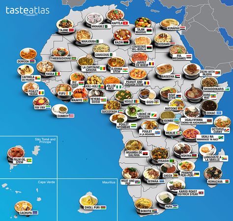 Food to try around the world  - Album on Imgur Food From Different Countries, Pizza Roll, Food Map, Around The World Food, Africa Food, African Artwork, National Dish, Africa Map, January 21