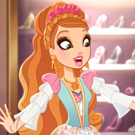 Ashlynn Ella Ever After High, Ever After High Holly O'hair, Ashlynn Ella Icons, Ever After High Personajes, Ever After High Pfp, Ever After High Ashlynn Ella, Ella Aesthetic, Ever After High Characters, Ever After High Icons