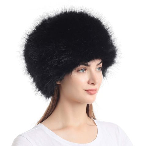 PRICES MAY VARY. HIGH-QUALITY MATERIAL: Crafted with HIGH quality Faux Fur and is lined with a warm and comfortable quilted liner inside. Imported Toggle closure STYLISH DESIGN: Faux fur hat adds a stylish to your any clothing,you can purchase the same color of wrist/leg cuffs,shawl collar or hand muff in our shop to be a match set. ACCURATE SIZE: One size fit most,the winter warm cap with stretch has strong elasticity can make you feel soft,suitable and fashionable.Head measurement: 22"-23.8" F Faux Fur Accessories, Hat For Winter, Faux Fur Headband, Faux Fur Trim Coat, Winter Fur Hat, Russian Hat, Faux Fur Material, Fur Headband, Faux Fur Hat