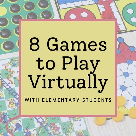 8 Games to Play Virtually with Elementary Students | Knowledge Quest Childrens Ministry Games, Treasure Games, Freeze Dance, Co Teaching, Elementary Library, Reading Games, School Librarian, Library Ideas, Dice Games