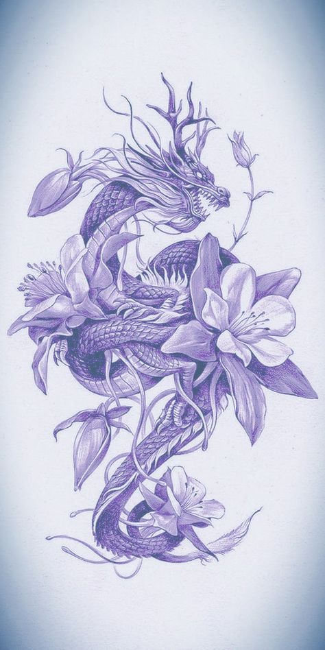 Dragon Half Sleeve, Feminine Half Sleeve Tattoo, Feminine Dragon Tattoo, Dragon Arm Tattoo, Dragon Tattoo Shoulder, Dragon Half, Quarter Sleeve Tattoos, Chinese Dragon Tattoos, Dragon Sleeve Tattoos