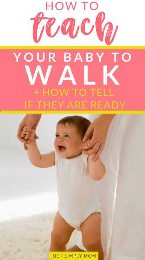 Looking for tips and activities on how to teach baby to walk? Here are several ways to help your infant or toddler get on the move quickly by strengthening their legs and trunk muscles for improved gross motor skill milestones. Teaching Baby To Walk, Walking Baby, Mommy Fashion, Teaching Babies, Twin Toddlers, Tips For Parents, Baby Walking, Toddler Development, Baby Sleep Problems