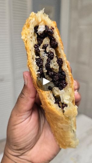 19K views · 1.9K reactions | Easy Currants Roll 
This bakes at 350 adeg F. For 40 mins.
Do not roll out the pastry sheets thinner ‼️
2 sheets puff pastry @publix or your local supermarket or @restaurant_depot
2 cups currants
1/4 cup light brown sugar
1/8 tsp salt
1/8tsp cinnamon
1/4 tsp fresh nutmeg
1/2 tsp vanilla 
.
#pastry #currants #currantsroll #trinicookingwithnatasha | Trini cooking with Natasha | Terrence Parker · Somethin' Here (Original Mix) Currant Roll Trinidad, Trinidad Current Rolls, Currants Roll Recipe, Restaurant Depot, Caribbean Desserts, Caribbean Dishes, Local Supermarket, Trini Food, Pastry Sheets