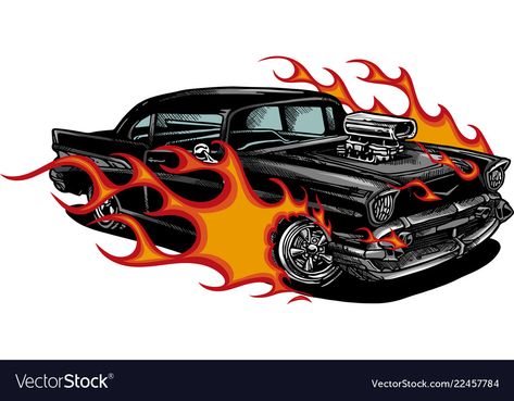 Hot Wheels Art, Car Vector Art, Hot Wheels Themed Birthday Party, Wheel Tattoo, Low Riding, Cool Car Drawings, Hot Weels, Wheel Art, Monkey Art