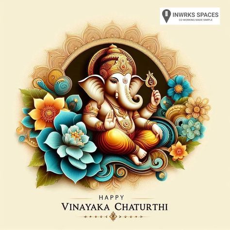 🌸 Inwrks Spaces wishes you all a prosperous and joyous Vinayaka Chaturthi! 🙏 ✨ May Lord Ganesha bless you with success, wisdom, and new beginnings. Just like how Ganesha removes obstacles, we help simplify your workspace needs! 🚀 #vinayakachaturthi #ganeshchaturthi #coworkingspace #InwrksSpaces #newbeginning #workspace #ganeshablessings #festivevibes Vinayaka Chaturthi, Ganesh Chaturthi, Coworking Space, Lord Ganesha, Ganesha, New Beginnings, Work Space