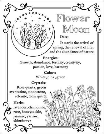 Flower Full Moon Rituals, Flower Moon Ritual 2024, Full Flower Moon Ritual, Flower Moon Ritual, Flower Moon Meaning, Flower Full Moon, Full Flower Moon, May Moon, Full Moon Spells