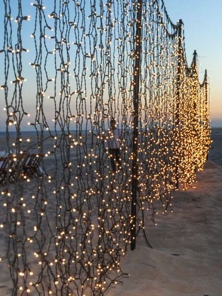 4. Hang Party Lights Everywhere - Soft outdoor lights can transform an outdoor space and instantly make an al fresco party feel romantic and special. Diy Halloween Dekoration, Wedding Reception Entrance, Outdoor Lighting Design, Reception Entrance, Diy Outdoor Lighting, Ballon Party, Chic Party, White Coral, Party Lights