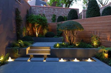 35 Modern outdoor patio designs that will blow your mind Modern Landscape Lighting, Outdoor Landscape Design, Garden Lighting Design, Modern Patio Design, Landscape Outdoor, Modern Outdoor Patio, Outdoor Patio Designs, Front Yard Design, Outdoor Garden Lighting