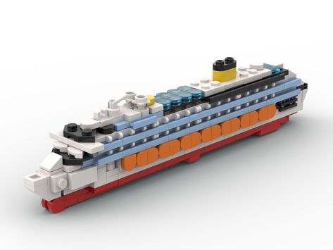 LEGO MOC Costa Concordia Cruise Ship by The Bobby Brix Channel | Rebrickable - Build with LEGO Lego Cruise Ship, Lego Micropolis, Costa Concordia, Lego Board, Amazon Delivery, Lego Boards, Lego Ship, Cement Truck, Lego Mocs