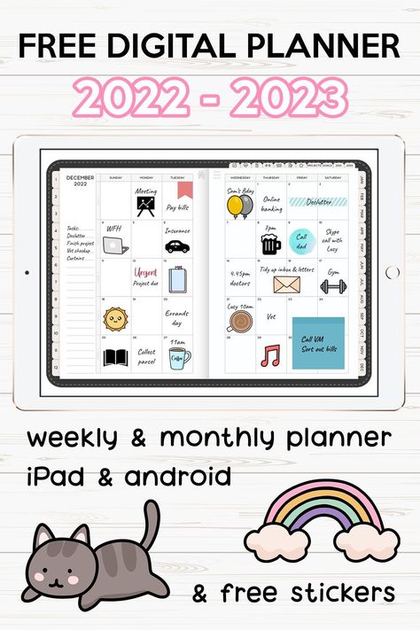 Download this FREE 2022 & 2023 digital planner compatible with Goodnotes and other PDF annotation apps. Includes weekly and monthly planner templates for digital planning on iPad & android✨ #digitalplanner #digitalplanning #2022digitalplanner #freedigitalplanner #ipadplanner #ipadplanning #goodnotestemplates Hyperlinked Digital Planner Free 2023, 2023 Planner Template Free, Goodnotes Template Free 2023, Good Notes Templates Free Planner 2023, Free Planner Templates Goodnotes, Free Digital Planner Goodnotes 2023-2024, Free Digital Planner Goodnotes 2023, Free Goodnotes Planner Template, Planner 2023 Free