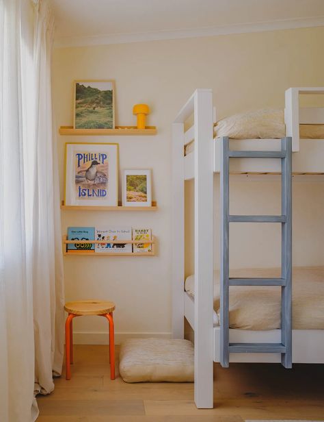 Beach House Kids Bedroom, King Single Bunk Beds, Custom Bunk Bed, Dutch Aesthetic, Pine Bunk Beds, Bunk Bed For Kids, Beds Double, Bed For Kids, Double Bunk