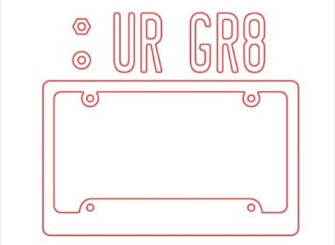 License Plate Svg, Plate Drawing, Cool Projects, Licence Plate, Car Party, Paper Toys Template, Technique Tuesday, Diy Presents, Car License Plate