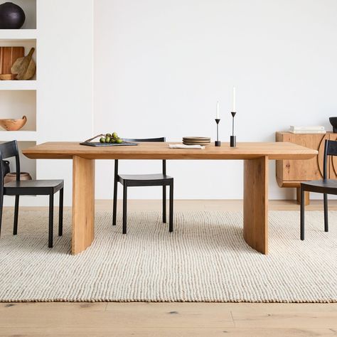 Queer Country, Sunken House, Sunroom Table, West Elm Dining Table, Mcm Dining Table, Home Ideas Decoration, Midcentury Modern House, Furniture 2023, Modern Contemporary Dining