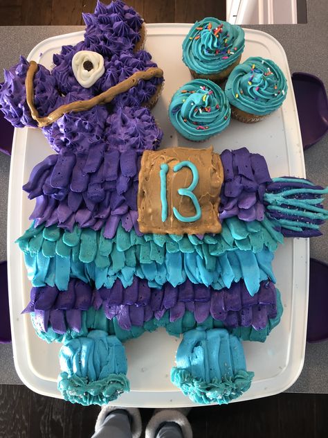 Fortnite Pull Apart Cupcake Cake, Cupcake Cakes Birthday Boy, Fortnite Llama Cake, Fortnite Cupcake Cake, Llama Cupcake Cake, Fortnight Cupcakes, Easy Fortnite Cake, Fortnite Cupcakes, Fortnight Party