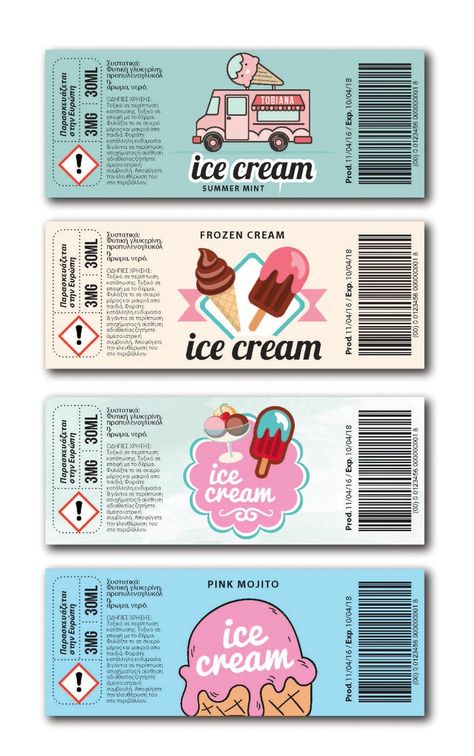 "Ice Cream E-Juice" ✌️ #vapeporn #customised #ejuice #labels #proposals #design #print #graphicdesign #lifestyle #lovemyjob #wayoflife #hardcore #icecream #eliquid #inkgraphicandadvertisinglab #cyprus Ice Cream Label Design, Ice Cream Label, Ice Cream Business, Drink Labels, E Liquid, Love My Job, Paper Cup, Give Thanks, Way Of Life