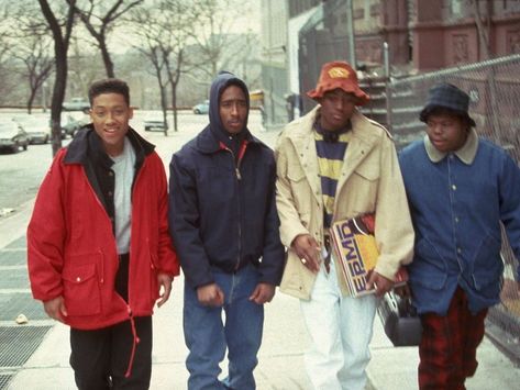 Old School Hip Hop on Instagram: “29 years ago today January 17, 1992, the movie Juice was released starring Tupac Shakur, Omar Epps, Khalil Kain, Jermaine Hopkins. It is…” Juice 1992, Juice Movie, 90s Black Men, Omar Epps, Matthew Lawrence, Black Hair Magazine, Kris Kross, Tupac Pictures, Photoshop Pics