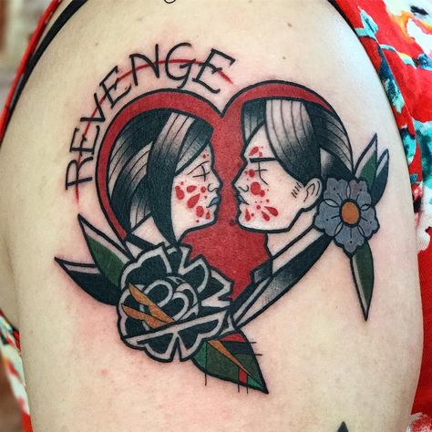 Three Cheers for Sweet Revenge MCR tattoo Revenge Tattoo, My Chemical Romance Tattoo, Mcr Tattoo, Demolition Lovers, Three Cheers For Sweet Revenge, Emo Tattoos, Lyric Tattoos, O Tattoo, Omerta Tattoo