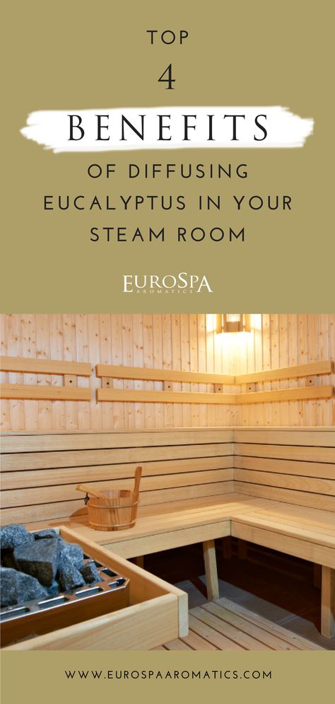 Change your steam room experience into a positive revitalizing one by diffusing eucalyptus! Eucalyptus is powerful in treating respiratory issues and soothes muscle aches and pains after a workout. It is also great at preventing mold and cleans while it diffuses. To learn more, visit EuroSpa Aromatics!  #health #wellness #natural #essentialoils #aromatherapy Diffuser Benefits, Peach Honey, At Home Spa Day, Spa Owner, Health And Wellness Center, Steam Spa, Steam Sauna, Wellness Business, Spa Day At Home