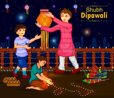 Illustration about Indian family people celebrating Diwali festival of India in vector. Illustration of dipawali, ethnicity, festive - 101004834 Memory Drawing Diwali Festival, Diwali Memory Drawing, Indian Festival Illustration, Diwali Animation, Festival Paint, Diwali Drawing, Memory Drawing, People Celebrating, Diwali Pictures