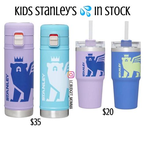 Kids Stanley Cup, Cute Stanley’s, Stanley Water Bottle, Cute Coffee Cups, Kids Water Bottle, Stanley Cup, Tumbler Cups, Coffee Cups, I Shop