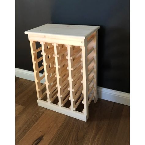 Bej'de Red Barrel Studio® Delilah-Rose Masif Ahşap Zemin Şarap Şişesi Rafı ve İncelemeler | yol fuarı Small Wine Racks, Bamboo Construction, Wine Bottle Rack, Wine Wall, Solid Wood Flooring, Vertical Design, Flooring Materials, Bottle Rack, Rack Design