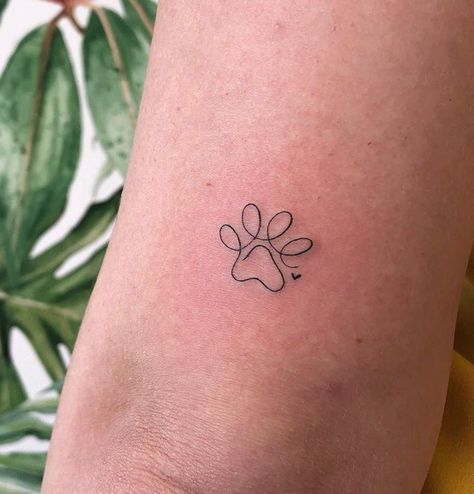 Small Side Forearm Tattoo, Pomsky Tattoo Ideas, Small Dog Tattoo Simple, Tattoo For Puppy, Dainty Dog Tattoo Simple, Tiny Tattoo Dog, Delicate Dog Tattoo, Mini Tattoos With Meaning Families, Tattoos For Dogs Simple