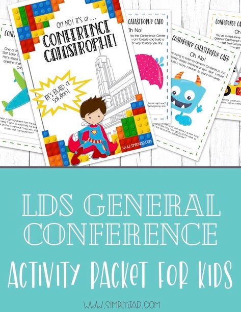 General Conference Packets 2023, Lds Conference Activities, General Conference Activities For Kids, Lds General Conference Activities, General Conference Packets, General Conference Activities, Conference Bags, Lds Conference, Activity Day Girls