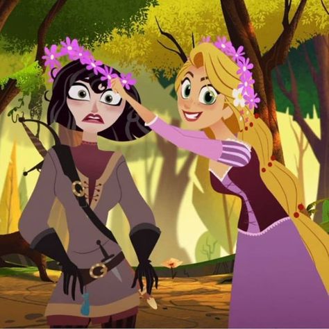 Rapunzel X Cassandra, Rapunzel And Cassandra, Cassandra X Rapunzel, Tangled Cosplay, Cassandra Rapunzel, Tangled Cartoon, Tangled Before Ever After, Cassandra Tangled, Tangled Tv Show