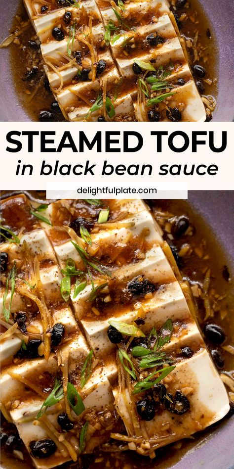 Black Bean Tofu Recipe, Steamed Tofu Chinese, Steam Cooking Recipes, Steam Food Recipe Healthy Meals, Steamed Tofu Recipe, Steam Recipes Healthy, Tokwa Recipe, Asian Vegetable Recipes, Steamed Vegetables Recipe